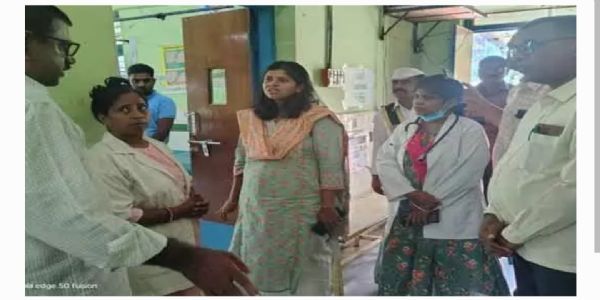 ప్రాథమిక ఆరోగ్య కేంద్రాన్ని ఆకస్మిక తనిఖీ చేసిన నల్గొండ జిల్లా కలెక్టర్