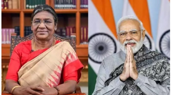 దేశ ప్రజలకు దీపావళి శుభాకాంక్షలు తెలిపిన ప్రధాని మోడీ, రాష్ట్రపతి ముర్ము