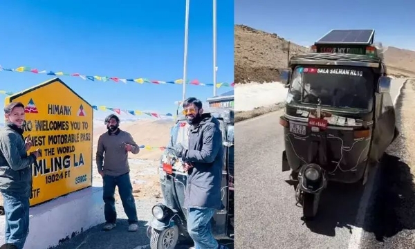 Umling La Pass in Ladakh.