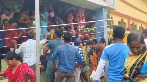 breaking. 15 people killed in Kashi Bugga Balaji temple stampede in Srikakulam district. Special pooja and darshan on the auspicious occasion of Ekadashi. In revenue and police relief works