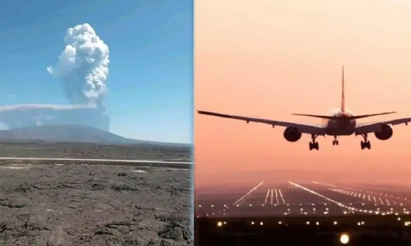 Volcano eruption in Ethiopia