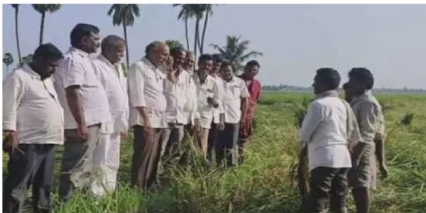 ప్రభుత్వం వెంటనే నష్టపరిహారం చెల్లించాలి : మాజీ ఎమ్మెల్యే