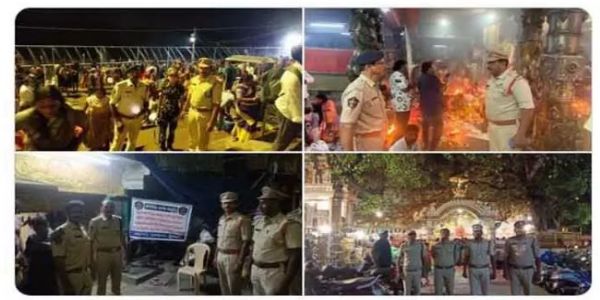 దేవాలయాల వద్ద కట్టుదిట్టమైన భద్రత : ఎన్టీఆర్ జిల్లా పోలీసులు
