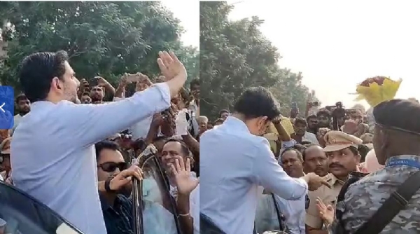 Nara Lokesh Angered by Police Obstruction of T Nara Lokesh Angered by Police Obstruction of T