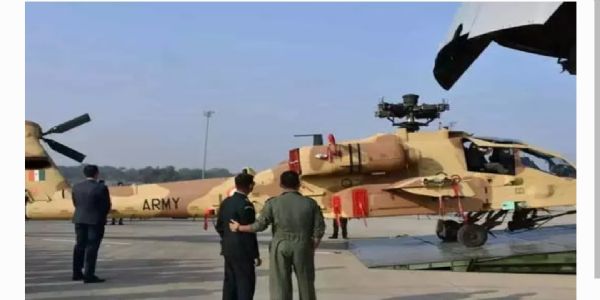 అమెరికా నుంచి భారత్ చేరుకున్న చివరి బ్యాచ్ అపాచీ హెలికాప్టర్లు