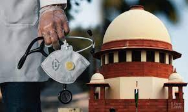 Supreme Court Slams Denial of COVID Insurance to Private Doctors, Reserves Verdict Supreme Court Slams Denial of COVID Insurance to Private Doctors, Reserves Verdict