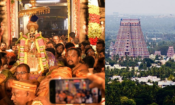 శ్రీరంగం రంగనాథ ఆలయంలో శ్రీరంగం రంగనాథ ఆలయంలో