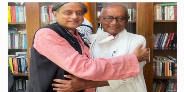 బిజెపి-ఆర్ఎస్ఎస్ఈన్ను ప్రశంసించడంపై వివాదం.. దిగ్విజయ్ సింగ్ కు శశి థరూర్ మద్దతు