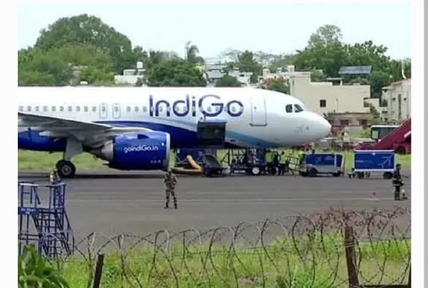 ఇండిగో విమానానికి ఇండిగో విమానానికి