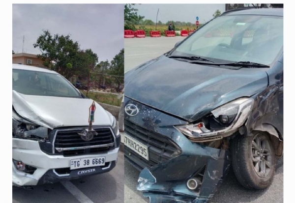 ఎమ్మెల్యే కు ప్రమాదం