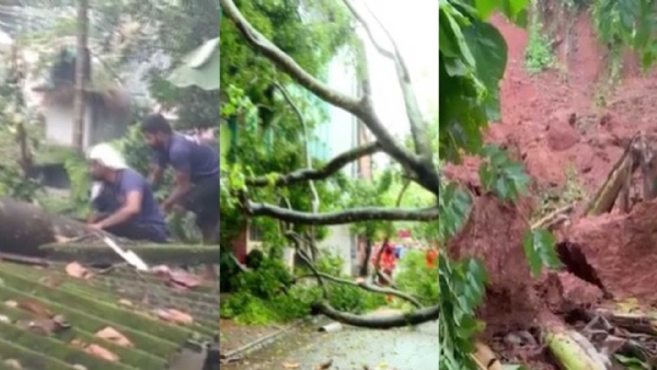 Heavy rains; widespread damage in the state