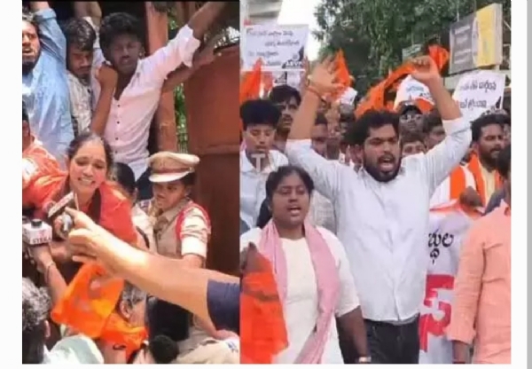 ఏబీవీపీ ఆందోళన