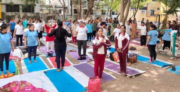 Gujarat State Yoga Board organizes yoga camps in Rajkot on the occasion of World Yoga Day