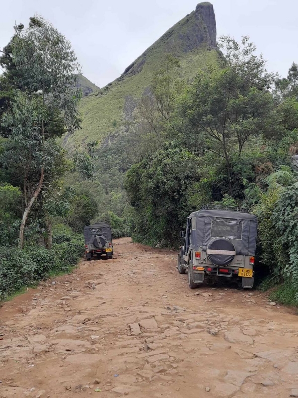 Jeep safari in Idukki