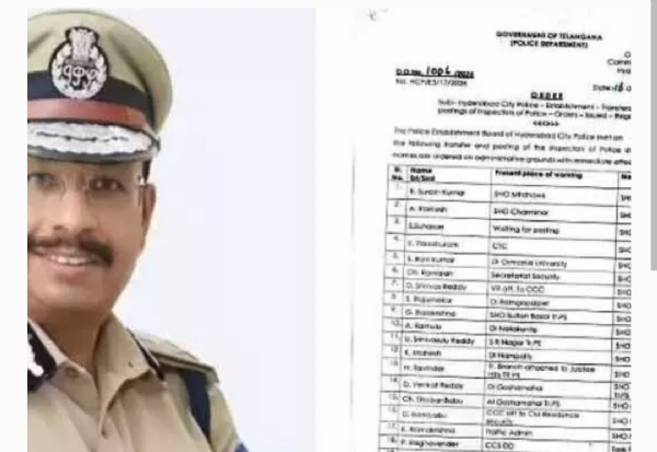 పోలీస్ ట్రాన్స్ఫర్స్