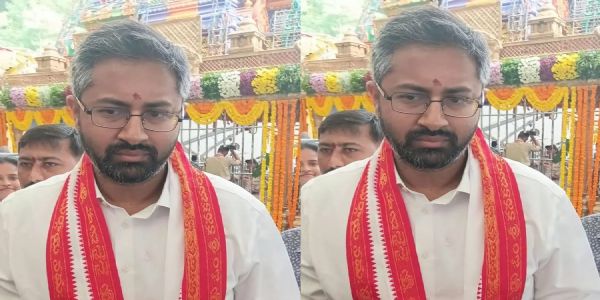 ఇంద్రకీలాద్రిపై దుర్గమ్మను దర్శించుకున్న విశాఖపట్నం ఎంపీ భరత్