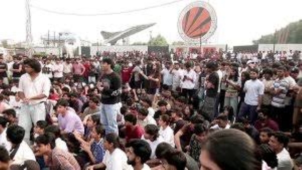 Students protest