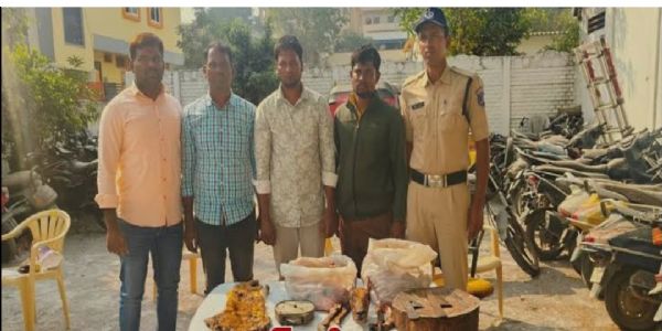 మలక్పేటలో పట్టుబడిన జింక మాంసం.. ముగ్గురు అరెస్ట్