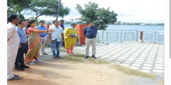 వడ్డేపల్లి బండ్ అభివృద్ధి పనులను మరింత వేగవంతం చేయాలి.. కలెక్టర్ చాహత్ బాజ్పాయి
