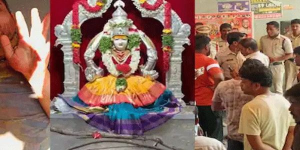 దిల్సుఖ్నగర్ సంతోషిమాత ఆలయంపై కర్రతో దాడి: నిందితుడి అరెస్ట్
