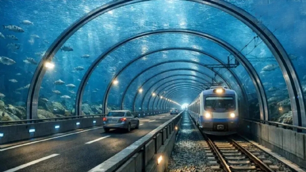 First Underwater Road cum Rail Tunnel under Brahmaputra Ri First Underwater Road cum Rail Tunnel under Brahmaputra Ri