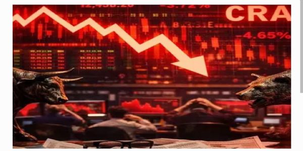 కుప్పకూలిన స్టాక్ మార్కెట్లు.. భారీ నష్టాల్లో సెన్సెక్స్, నిఫ్టీ