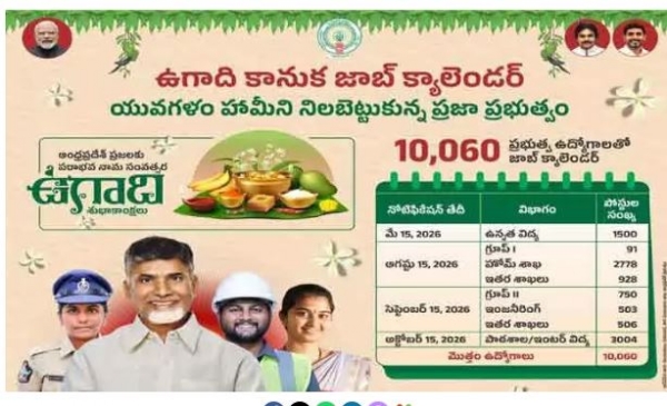ugadi-gift-for-the-unemployed-job-calendar-released-for-ko ugadi-gift-for-the-unemployed-job-calendar-released-for-ko
