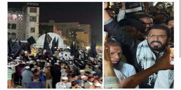 ఖమేనీ మృతి.. హైదరాబాద్ లో అర్థరాత్రి వరకు నిరసనలు