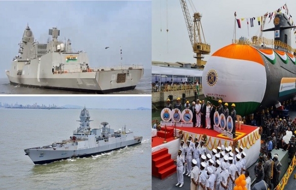 Two indigenous warships and submarine Vagshir to be inducted into Navy fleet next month