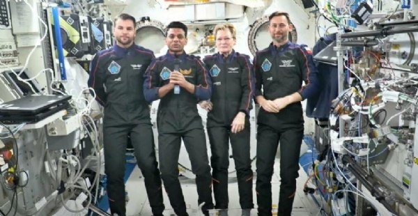 Shubhamshu Shukla and team Shubhamshu Shukla and team