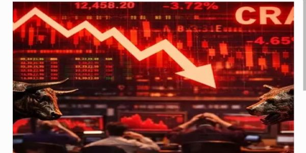 భారీ నష్టాల్లో స్టాక్ మార్కెట్: 1,481 పాయింట్లు పతనమైన సెన్సెక్స్