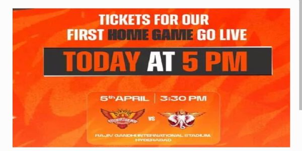 సన్రైజర్స్ అభిమానులకు బిగ్ అలర్ట్.. ఉప్పల్ స్టేడియంలో మ్యాచ్కు టికెట్లు విడుదల!