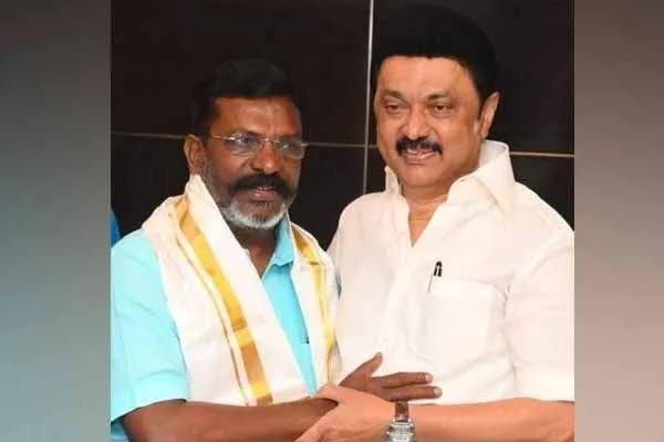 Thirumavalavan with Stalin