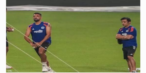 టీమిండియా జట్టు ప్రాక్టీస్ కు చంద్ర గ్రహణం ఎఫెక్ట్..