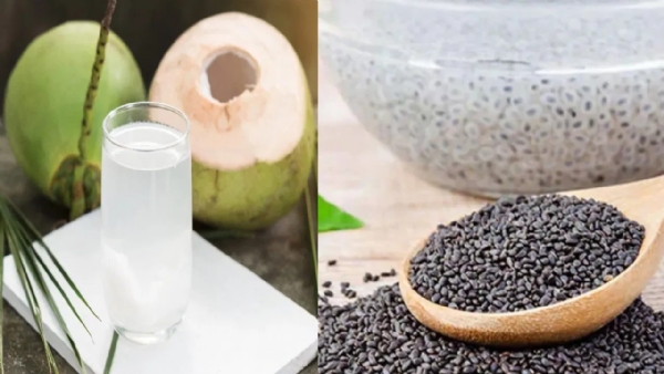 Coconut Water and Sabja Seeds: The Ultimate Summer Detox Drink