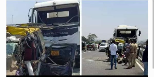 మహారాష్ట్రలో ఘోర ప్రమాదం.. సిమెంట్ మిక్సర్ను ఢీకొన్న వ్యాన్.. 11 మంది దుర్మరణం!