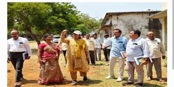 తెలంగాణ పబ్లిక్ స్కూల్ ఏర్పాట్లను పరిశీలించిన జిల్లా అదనపు కలెక్టర్