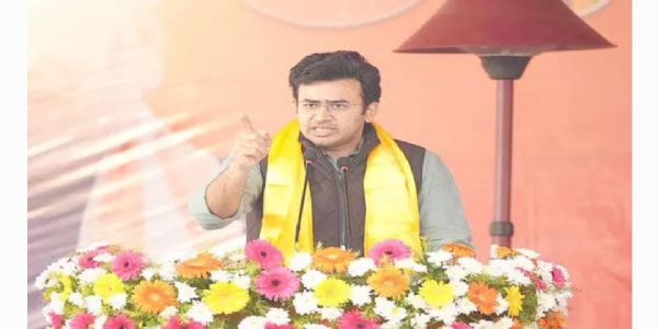 కాంగ్రెస్ నిరక్షరాస్యుల పార్టీ.. మరోసారి తేజస్వి సూర్య వివాదస్పద వ్యాఖ్యలు