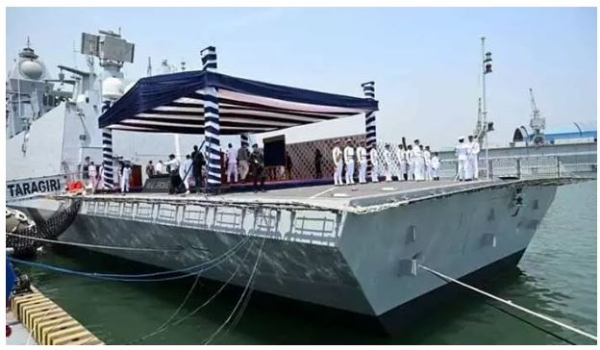 union-minister-rajnath-singh-dedicates-ins-taragiri-to-the-nation-537 union-minister-rajnath-singh-dedicates-ins-taragiri-to-the-nation-537