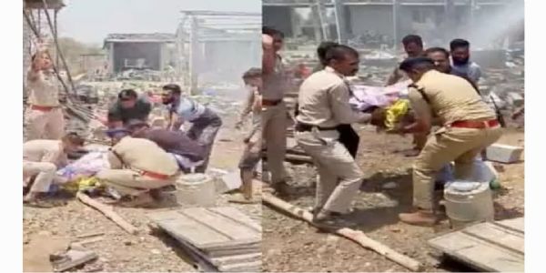 బాణసంచా ఫ్యాక్టరీలో పేలుళ్లు.. ముగ్గురు దుర్మరణం..! మృతుల సంఖ్య పెరిగే అవకాశం..