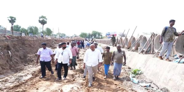 దశాబ్దాల కల పొట్టేపాలెం కలుజు మీద బ్రిడ్జి ఆగస్టు నెలలో ప్రారంభోత్సవం