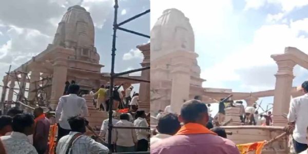 పర్భణిలో విషాదం.. హనుమాన్ ఆలయ మండపం కూలి ఆరుగురు మృతి