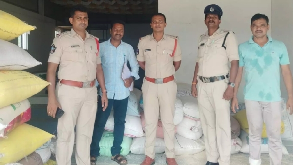 భారీగా పట్టుబడ్డ పీడీఎస్ బియ్యం!