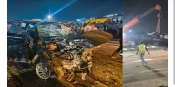 ఢిల్లీ - లక్నో జాతీయ రహదారిపై ఘోర రోడ్డు ప్రమాదం.. ముగ్గురు దుర్మరణం