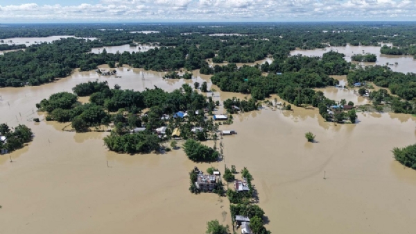 Image of the Assam Flood.