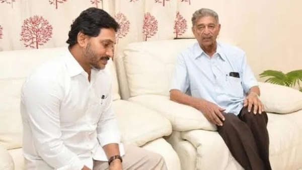 మాజీ సీఎం జగన్ పెదనాన్న ఆనందరెడ్డి మృతి.. నేడు అంత్యక్రియలు