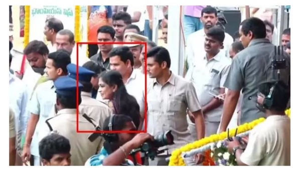 accident-at-amaravati-championship-event-home-minister-anita-suffers- accident-at-amaravati-championship-event-home-minister-anita-suffers-