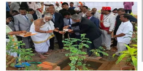 మేడ్చల్ జిల్లా కోర్టు కాంప్లెక్స్ నిర్మాణానికి శంకుస్థాపన
