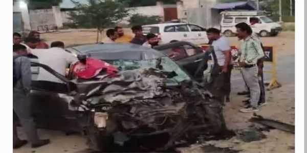 రాజస్థాన్లో ఘోర రోడ్డు ప్రమాదం....నలుగురు మృతి