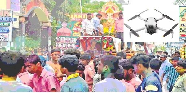 పుట్టపర్తిలో గణేశ్ ఉత్సవాలకు  నైట్ విజన్ డ్రోన్లతో గణేష్ నిమజ్జన ప్రత్యేక నిఘా!